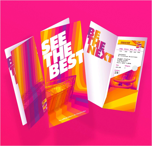 2017年倫敦國際田聯世界錦標賽體育賽事品牌VI形象設計-上海VI設計公司欣賞