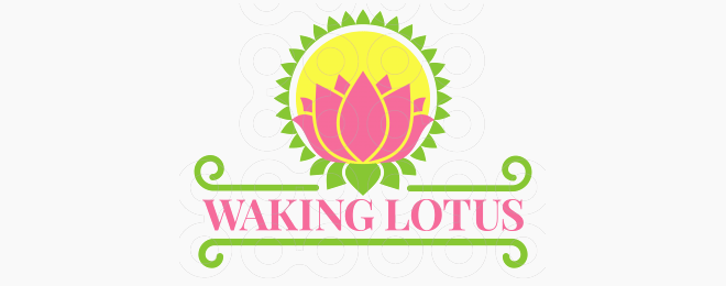 上海logo設計公司分享：40+創意蓮花Logo設計實例 Lotus Logo design