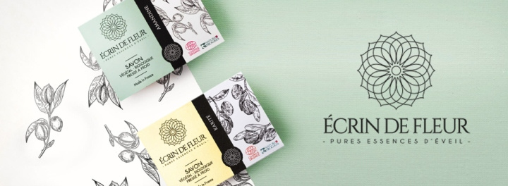 Ecrin De Fleur 精油皂天然肥皂包裝設(shè)計-上海包裝設(shè)計公司