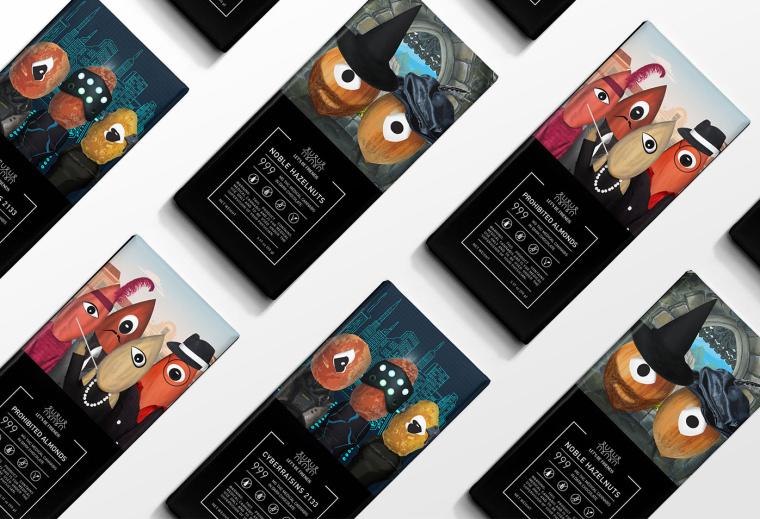 素食大麻巧克力另類卡通玩偶風(fēng)格包裝設(shè)計(jì)公司-上海包裝設(shè)計(jì)公司欣賞