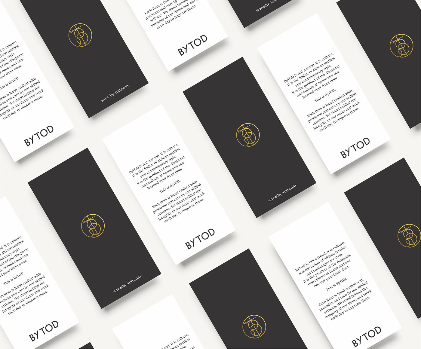 ByTOD紡織服裝品牌LOGO設(shè)計VI設(shè)計-上海logo設(shè)計VI設(shè)計公司