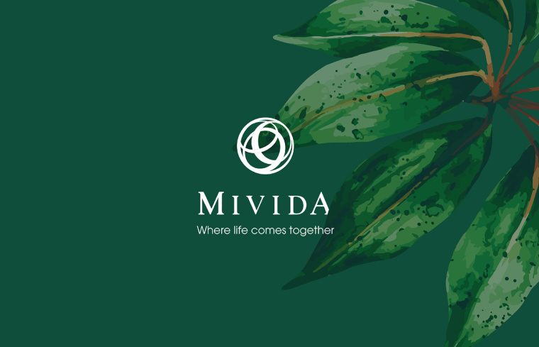 上海logo設計公司分享簡約綠色環(huán)保格調(diào)米韋達高檔小區(qū)住宿地產(chǎn)品牌logo設計