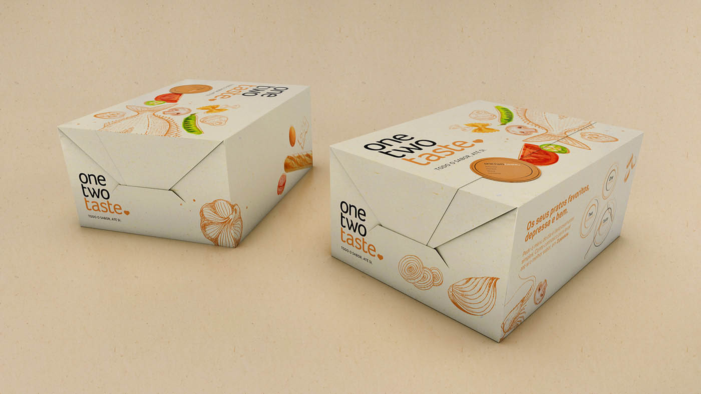 上海包裝設計公司分享：一二味沙拉品牌插畫與真實圖像相結合的包裝設計