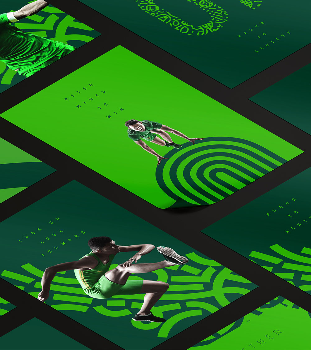 沙特體育品牌SaudiSport品牌vi形象設計-上海品牌VI設計公司