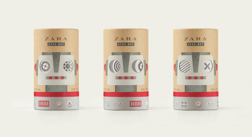 Zara Kids 嬰兒香水產品包裝設計-上海包裝設計公司設計欣賞