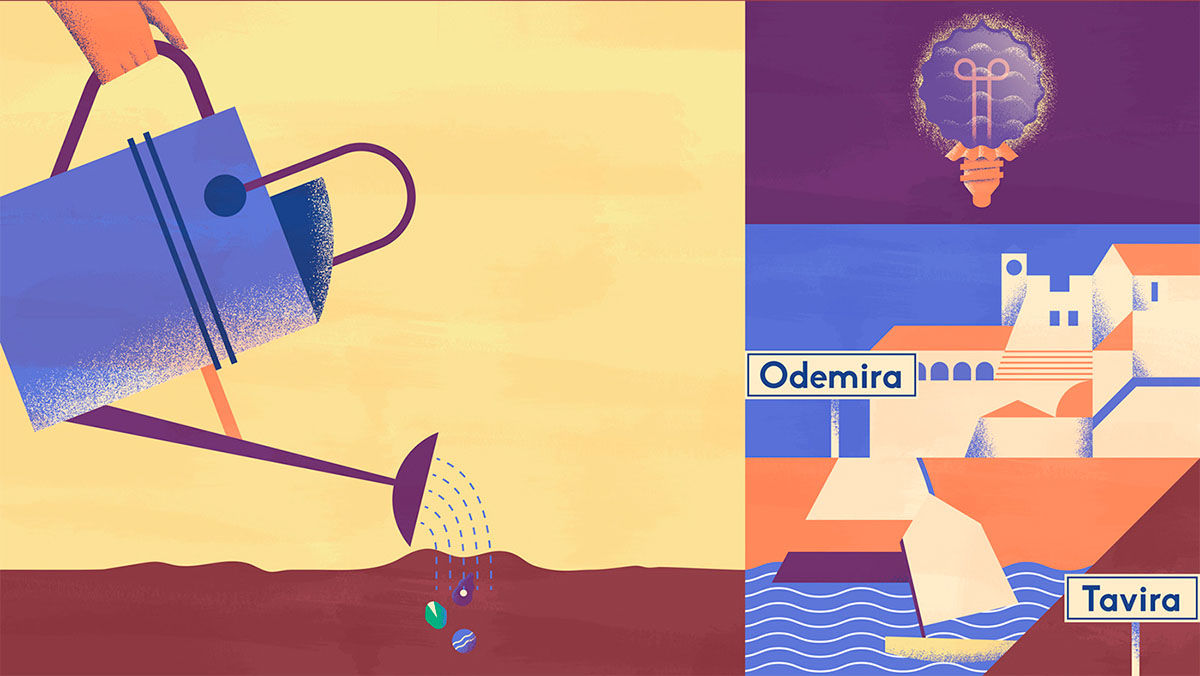 上海品牌設計公司欣賞：Maravilha農場農業種植插畫設計