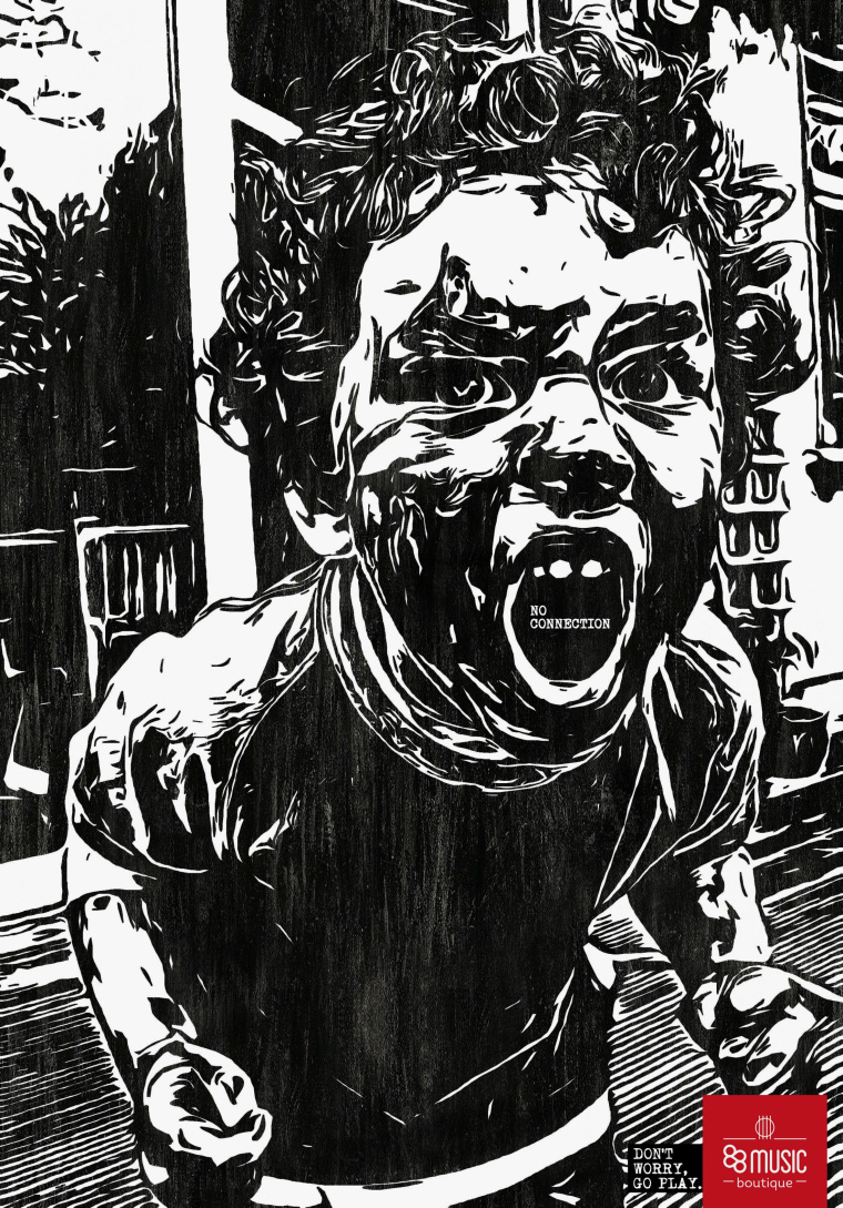 88music音樂精品店平面廣告創意設計-上海尚略廣告策劃設計公司