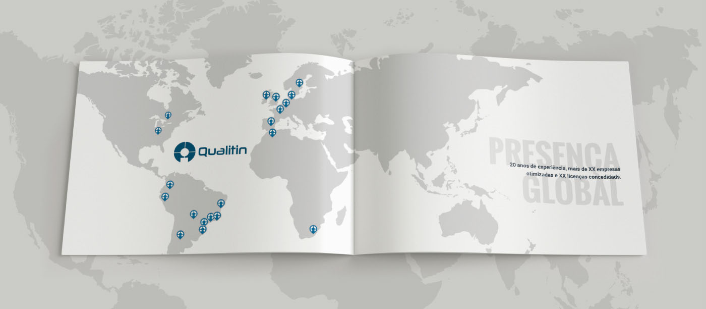 上海畫冊設計公司欣賞：Qualitin商務演示宣傳畫冊設計