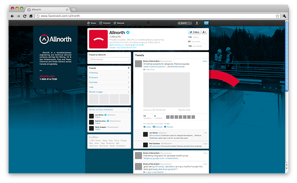 Allnorth多學科工程技術服務咨詢公司品牌形象推廣設計-網站設計