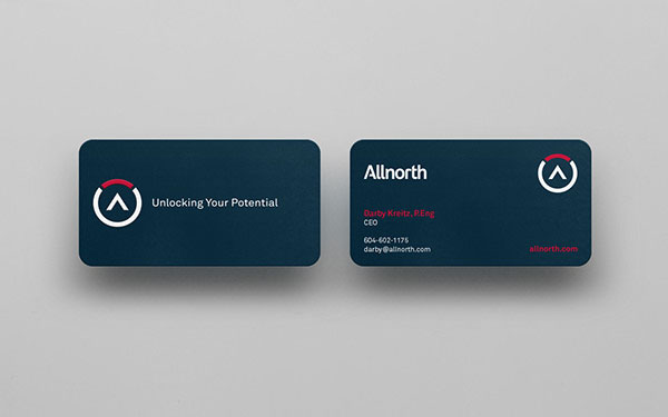 Allnorth多學科工程技術服務咨詢公司品牌形象推廣設計-VI設計-名片設計