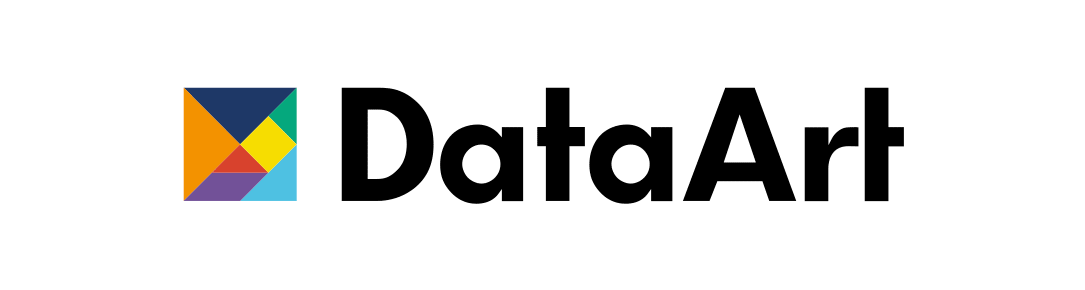 全球軟件技術咨詢公司DataArt全球品牌形象重塑設計-七巧板彩色logo設計