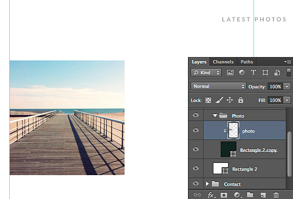 網站設計教程-如何在Photoshop中設計一個簡單的網頁-上海網站設計公司