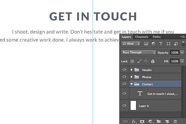 網站設計教程-如何在Photoshop中設計一個簡單的網頁-上海網站設計公司