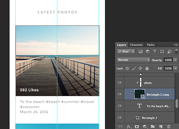 網站設計教程-如何在Photoshop中設計一個簡單的網頁-上海網站設計公司