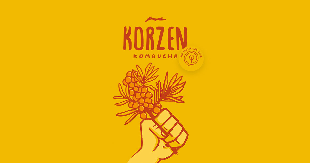 Korzen 健康果汁包裝設計插畫設計欣賞-上海包裝設計公司