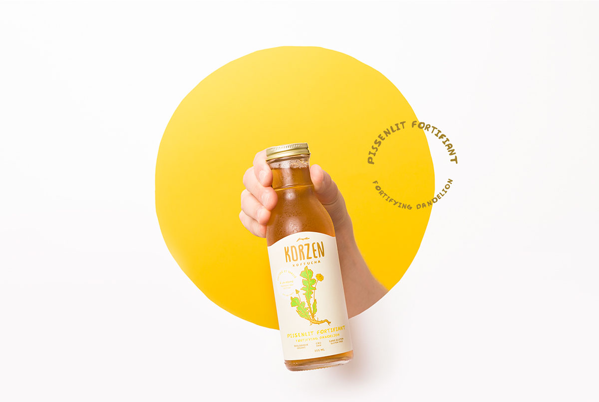 Korzen 健康果汁包裝設計插畫設計欣賞-上海包裝設計公司