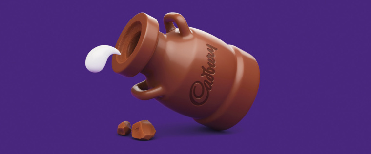 吉百利牛奶巧克力品牌設計包裝設計欣賞