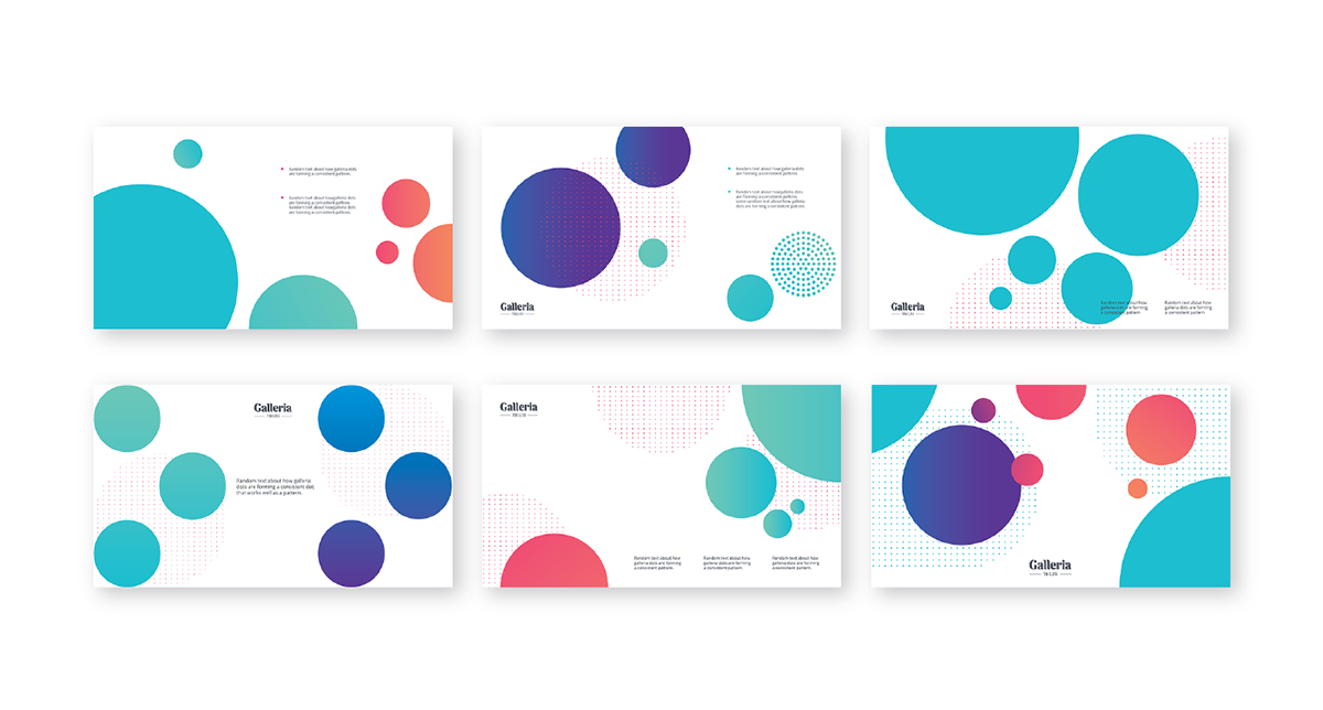 Gallieria 城市廣場休閑娛樂購物商業中心視覺識別VI設計-上海VI設計公司