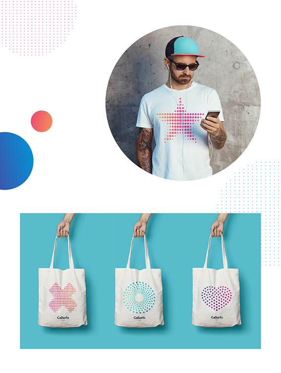 Gallieria 城市廣場休閑娛樂購物商業中心視覺識別VI設計-上海VI設計公司