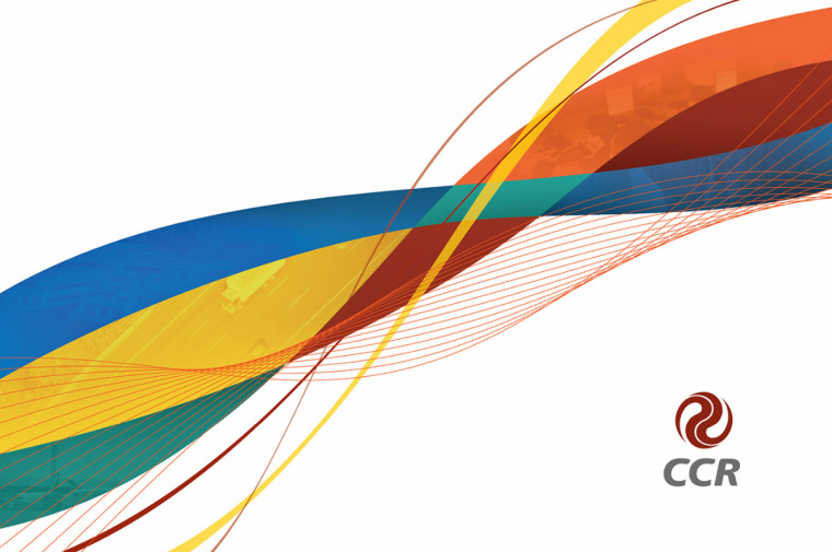 動感多彩的輔助圖形設計-巴西CCR 交通基礎設施公司企業VI視覺形象識別系統設計