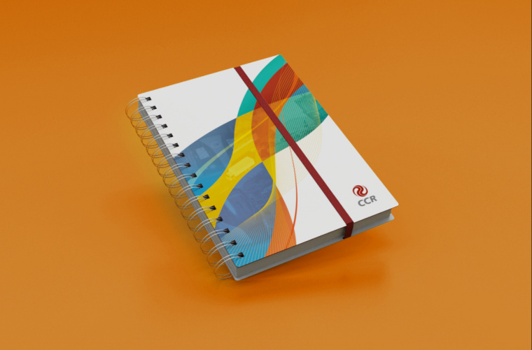 動感多彩的輔助圖形設計-巴西CCR 交通基礎設施公司企業VI視覺形象識別系統設計