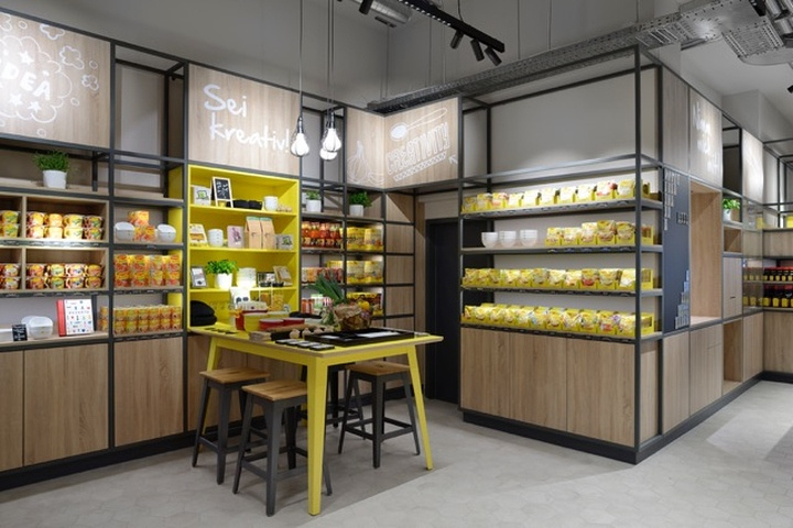 Maggi德國體驗式烹飪食品超市商店空間設(shè)計