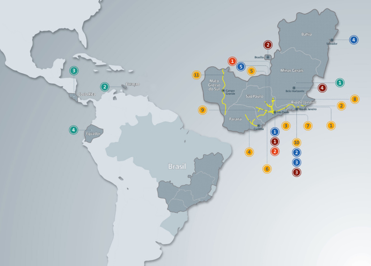 巴西CCR 交通基礎設施公司企業VI視覺形象識別系統設計