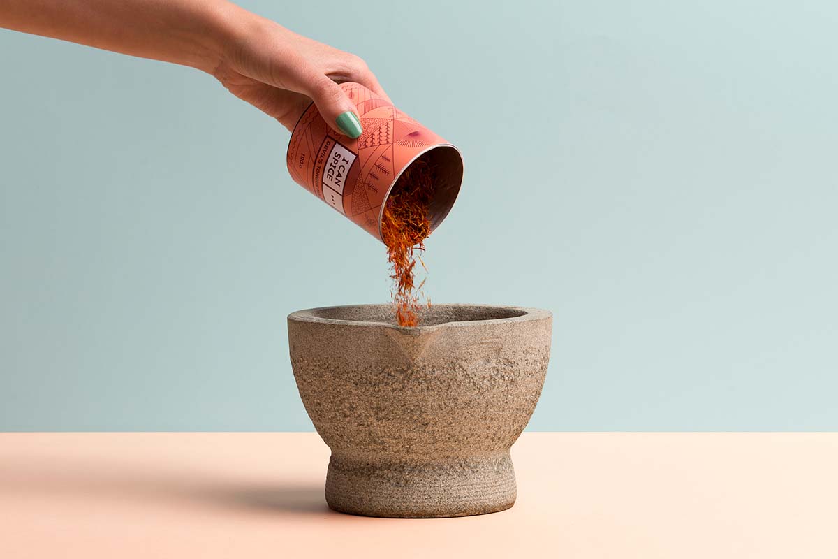 幾何線條圖形風“I Can Spice”香料調料包裝設計-上海包裝設計公司