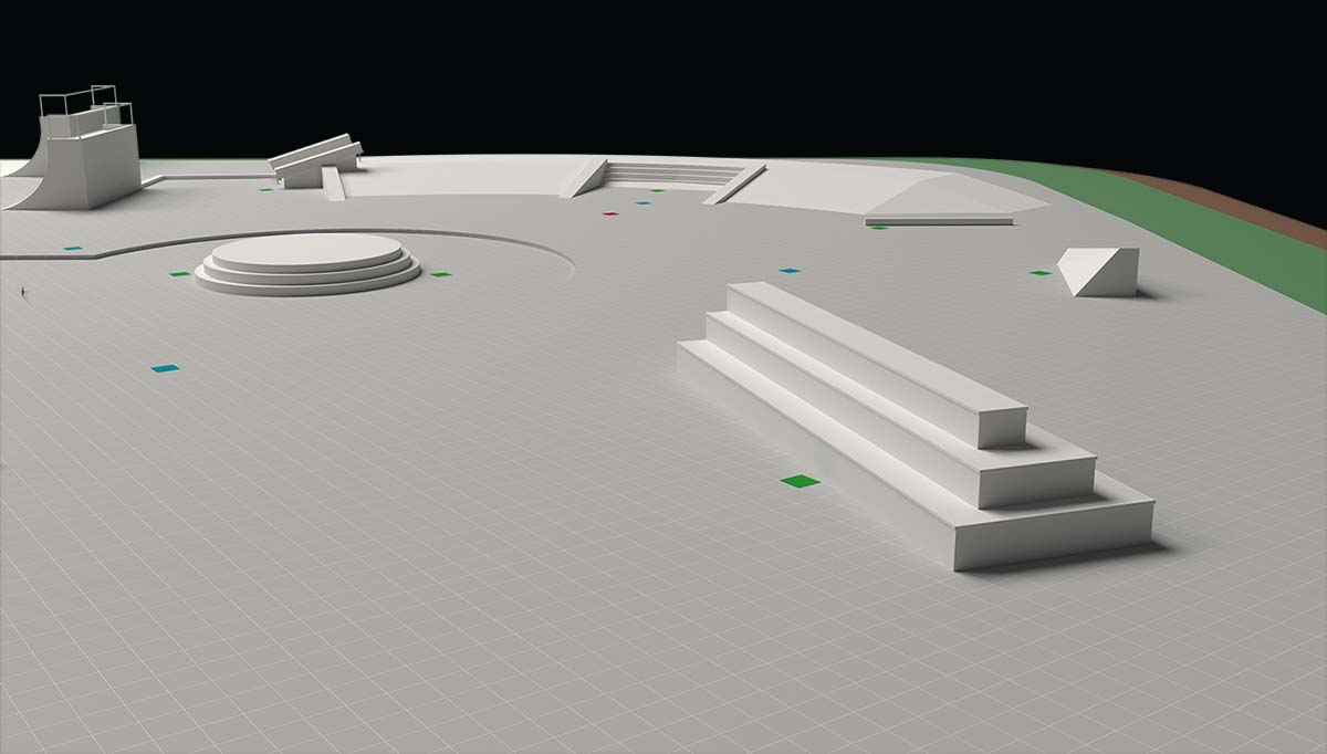 IAPI滑板主題公園導視系統設計-上海導視設計公司