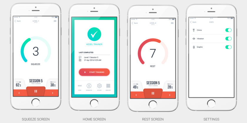 用于健康，鍛煉和培訓的應用程序手機APP設計
