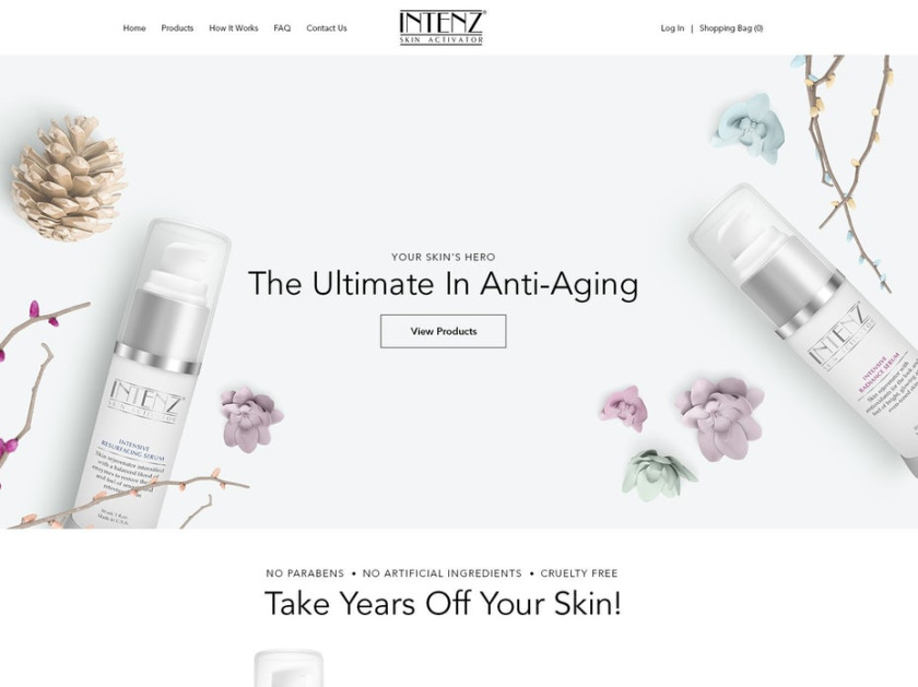 優秀電商網站設計的11個重要提示-使用大量高質量圖像-Intenz電商網頁設計