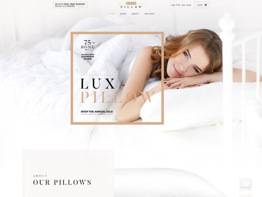 優秀電商網站設計的11個重要提示-讓它看起來很專業-枕頭電商網站設計