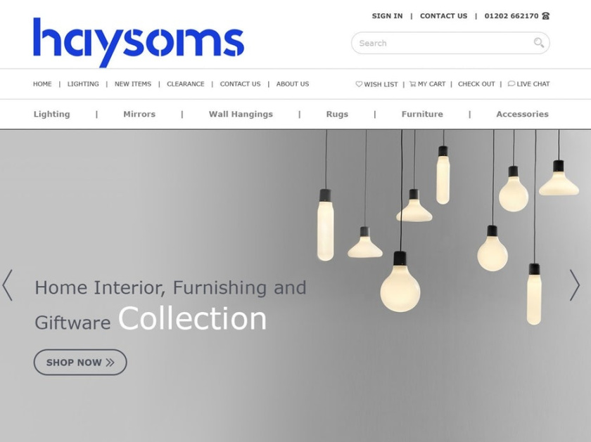 優秀電商網站設計的11個重要提示-讓它看起來很專業-照明電商網站設計