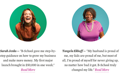 優秀電商網站設計的11個重要提示-使用社會證明-學校推薦照片