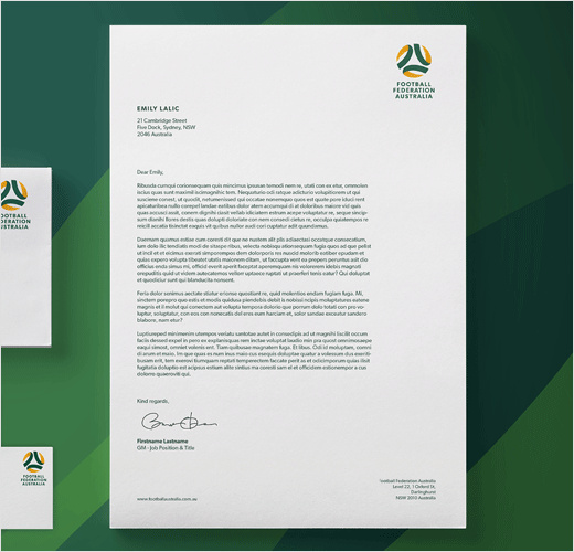 澳大利亞足球聯合協會推出新標志設計-vi設計