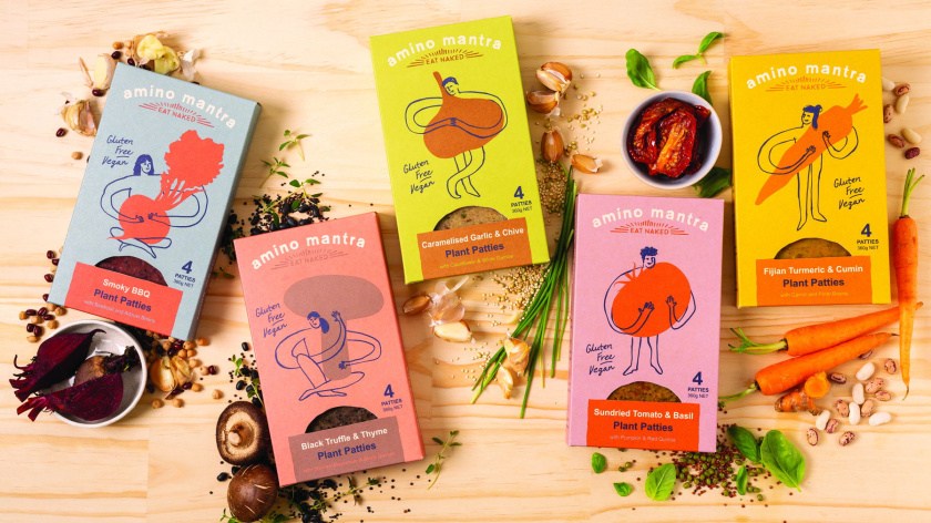 植物餡餅烘焙甜品包裝設(shè)計(jì)，簡(jiǎn)筆插畫傳達(dá)人與植物互愛共生品牌情懷