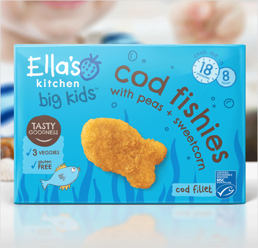 Ella''''s Kitchen兒童冷凍食品系列新品logo設計包裝設計