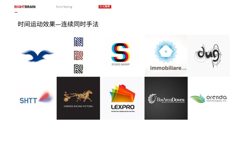 logo圖形的造型手法-時間運動-連續(xù)同時手法