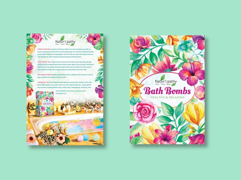 浴炸彈包裝設計字體設計