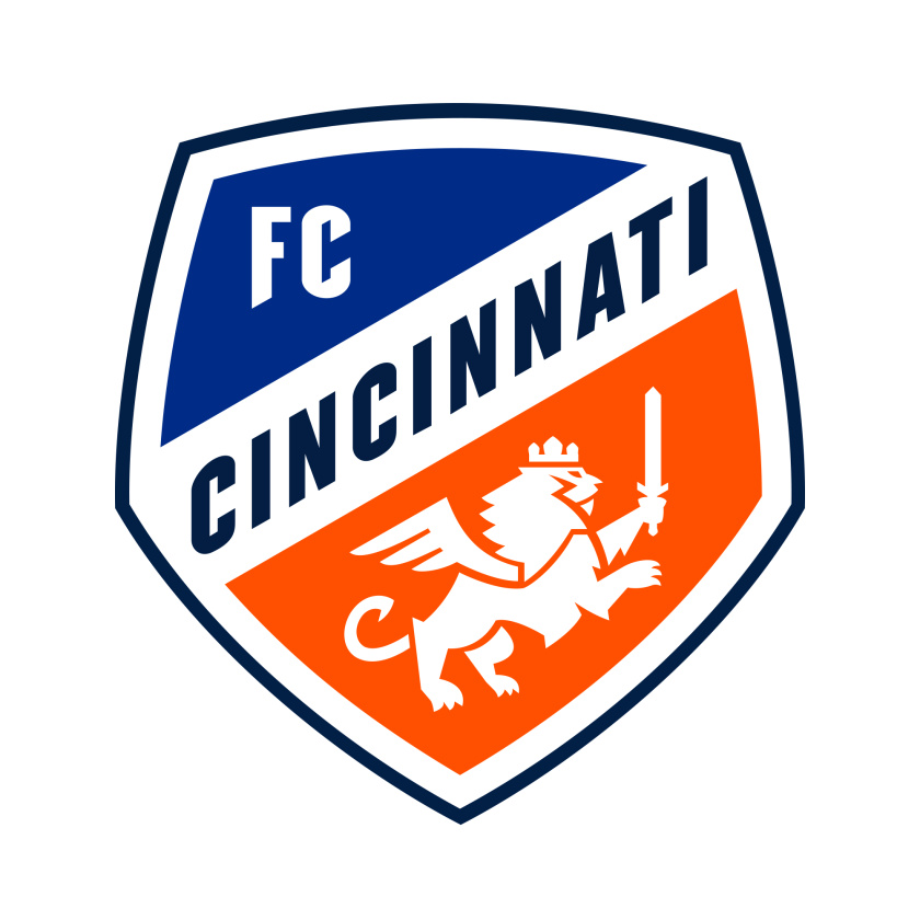 FC Cincinnati 職業足球隊隊標logo設計”盾牌徽章獅子“元素