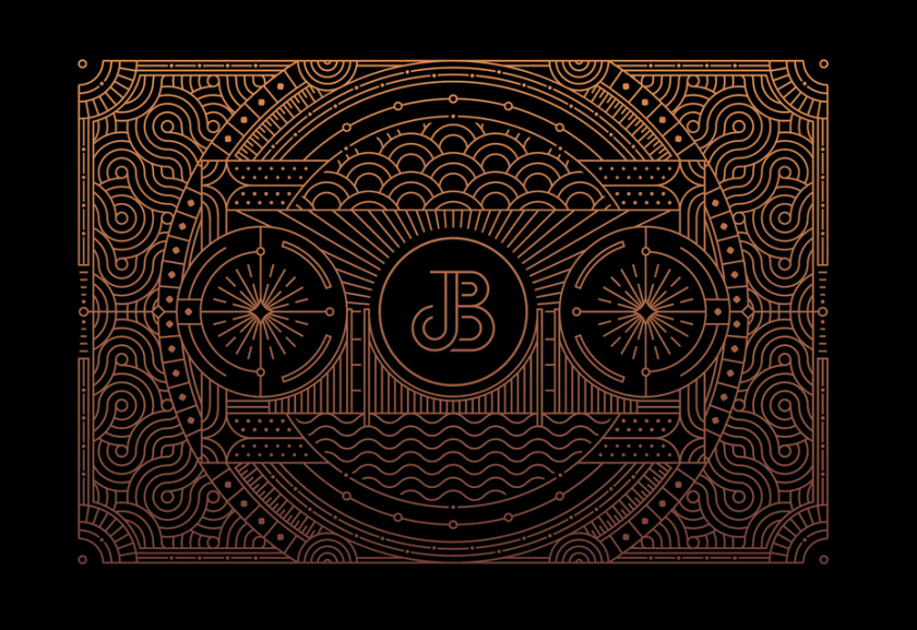 裝飾藝術-華麗而復雜的金屬品牌設計