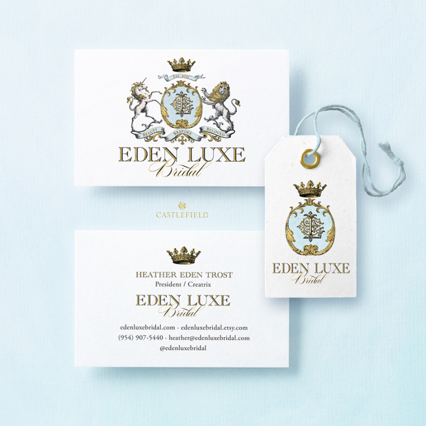 帶家族流傳譜系的徽標logo設計