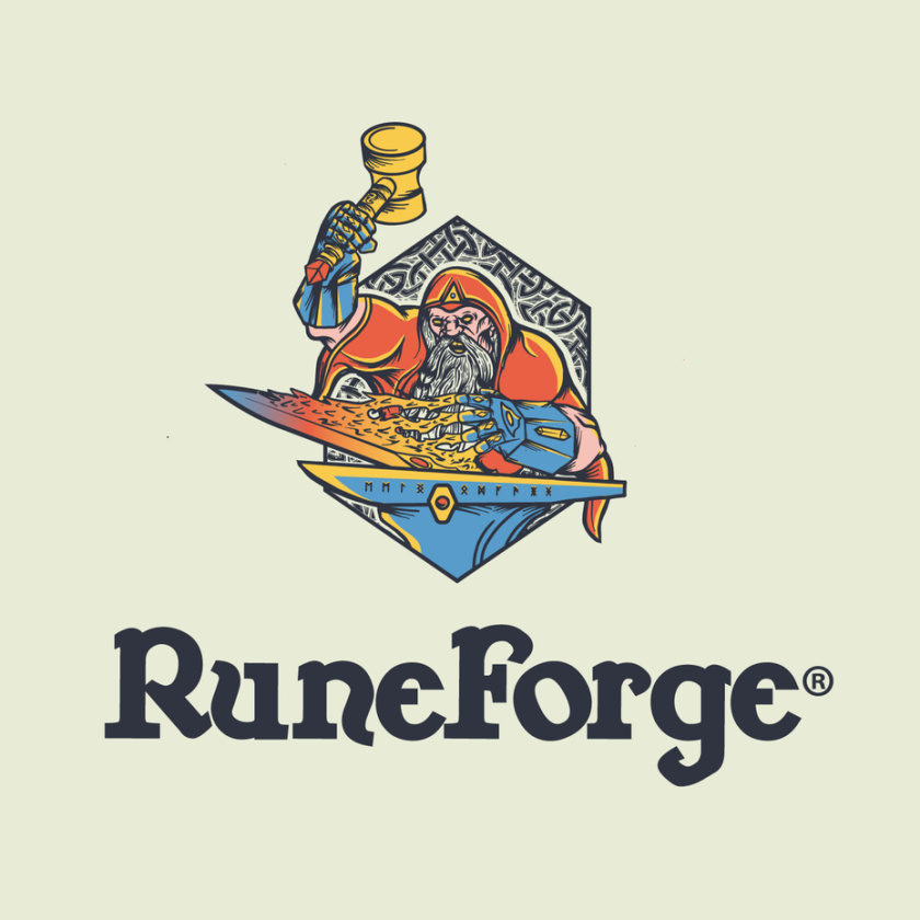 重疊元素logo設計