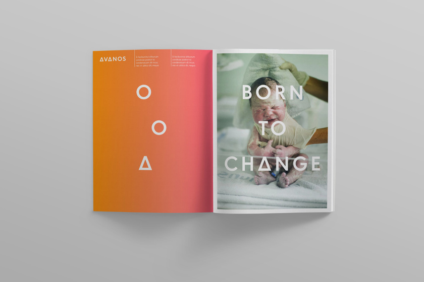 Avanos 醫療技術公司logo設計”漂亮的?設計“-畫冊設計