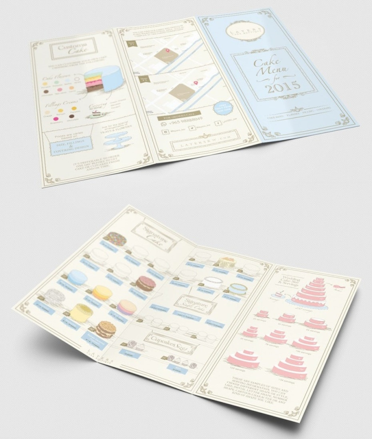 手繪插圖使宣傳手冊脫穎而出。由Luz Viera為圖層設計的宣傳冊