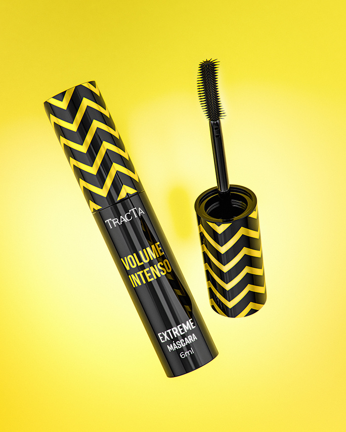 Tracta 睫毛膏包裝設計靈感，塑料和PVC材質搭配幾何圖形