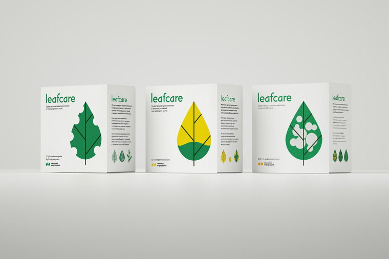 Leafcare 創新植物殺蟲劑及植物保護產品包裝設計“葉子篇”