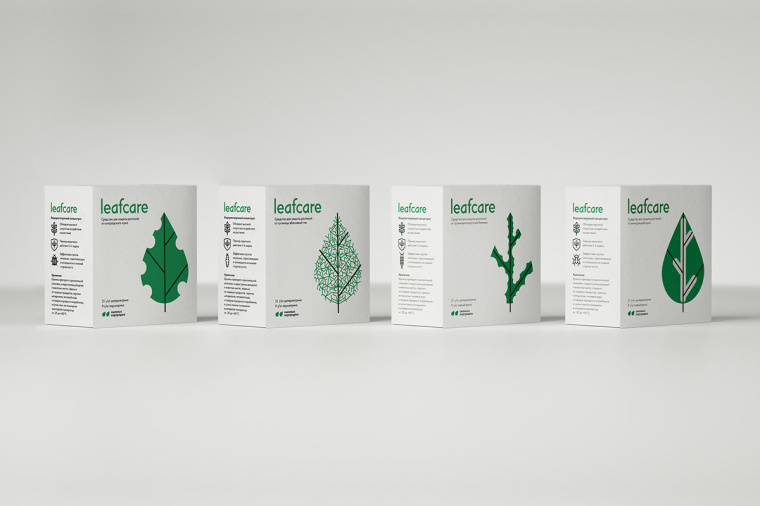 Leafcare 創新植物殺蟲劑及植物保護產品包裝設計“葉子篇”