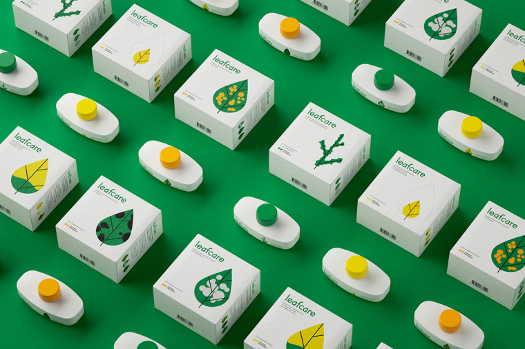 Leafcare 創新植物殺蟲劑及植物保護產品包裝設計“葉子篇”