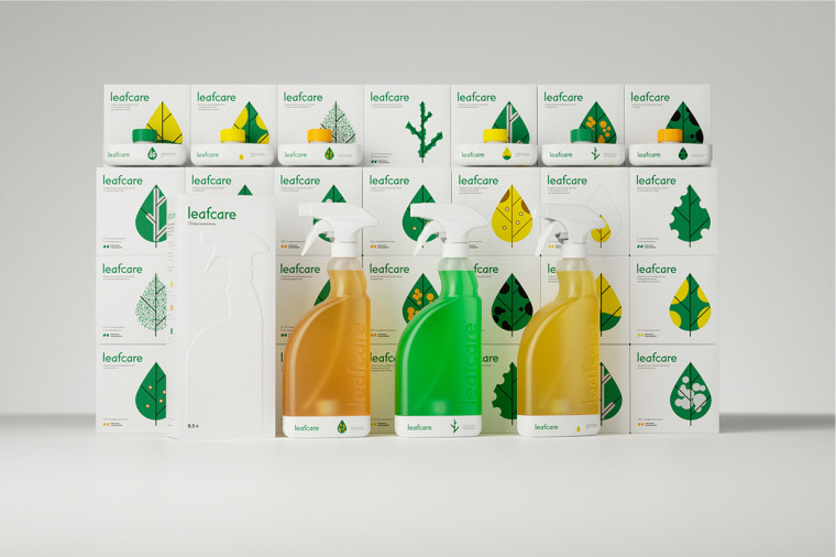 Leafcare 創新植物殺蟲劑及植物保護產品包裝設計“葉子篇”